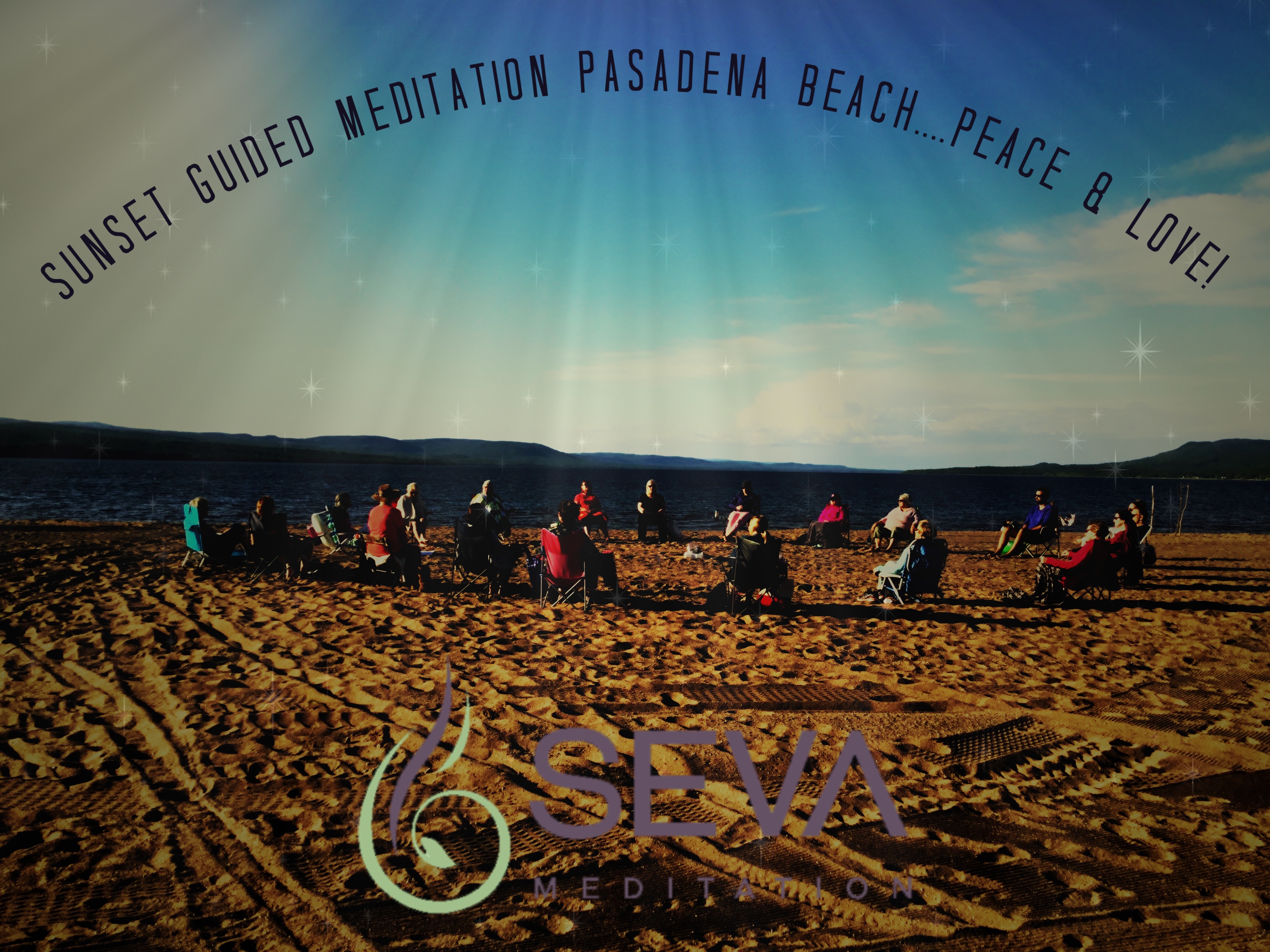 Summer Sunset Meditation Series Pasadena Beach