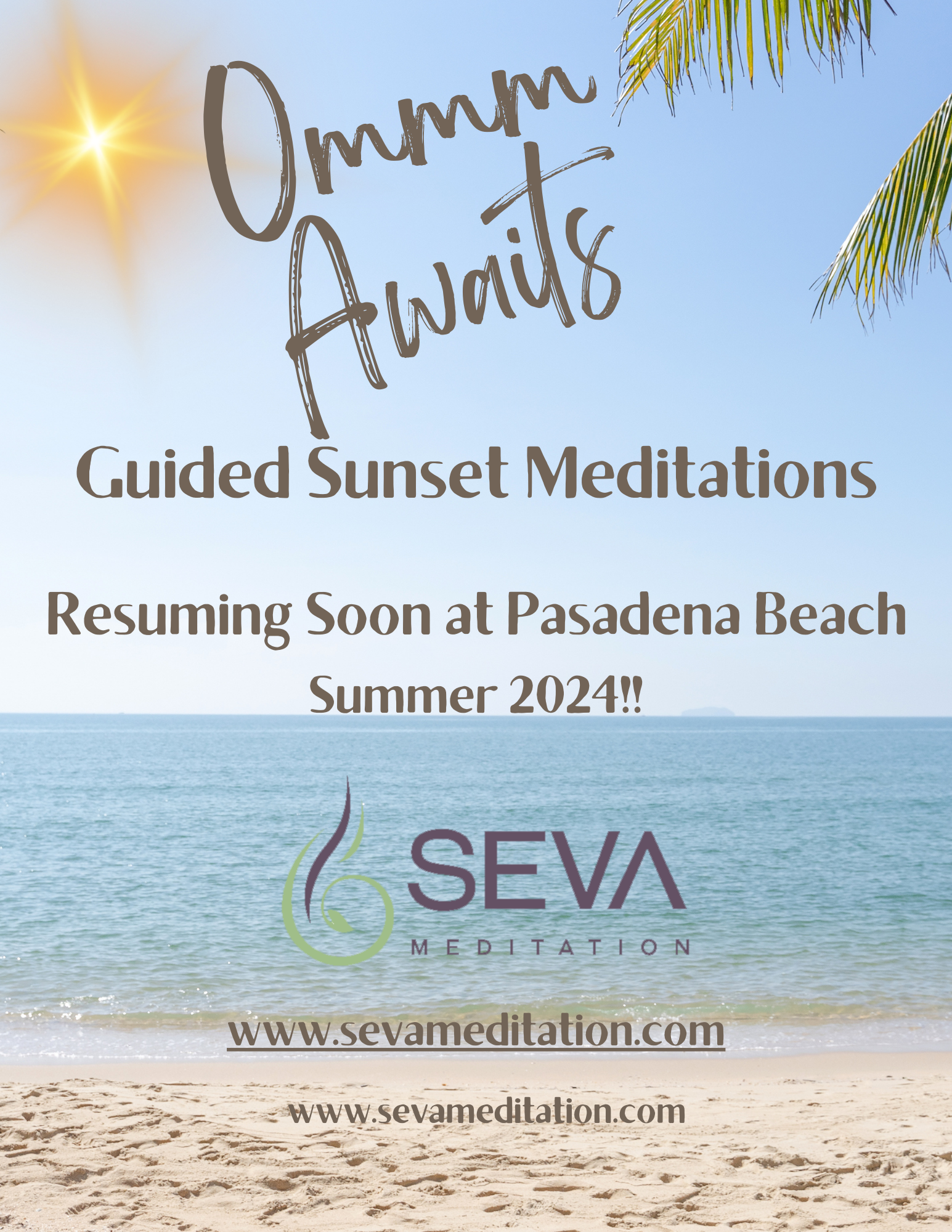 Guided Sunset Meditations Pasadena Beach Summer 2024!